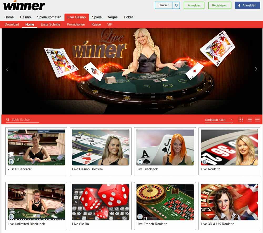 Winner Casino Vorschau