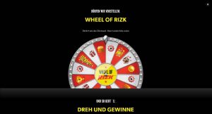 Rizk Vorschau Wheel of Rizk