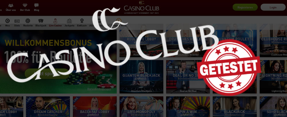 Casino Club Livecasino Titelbild